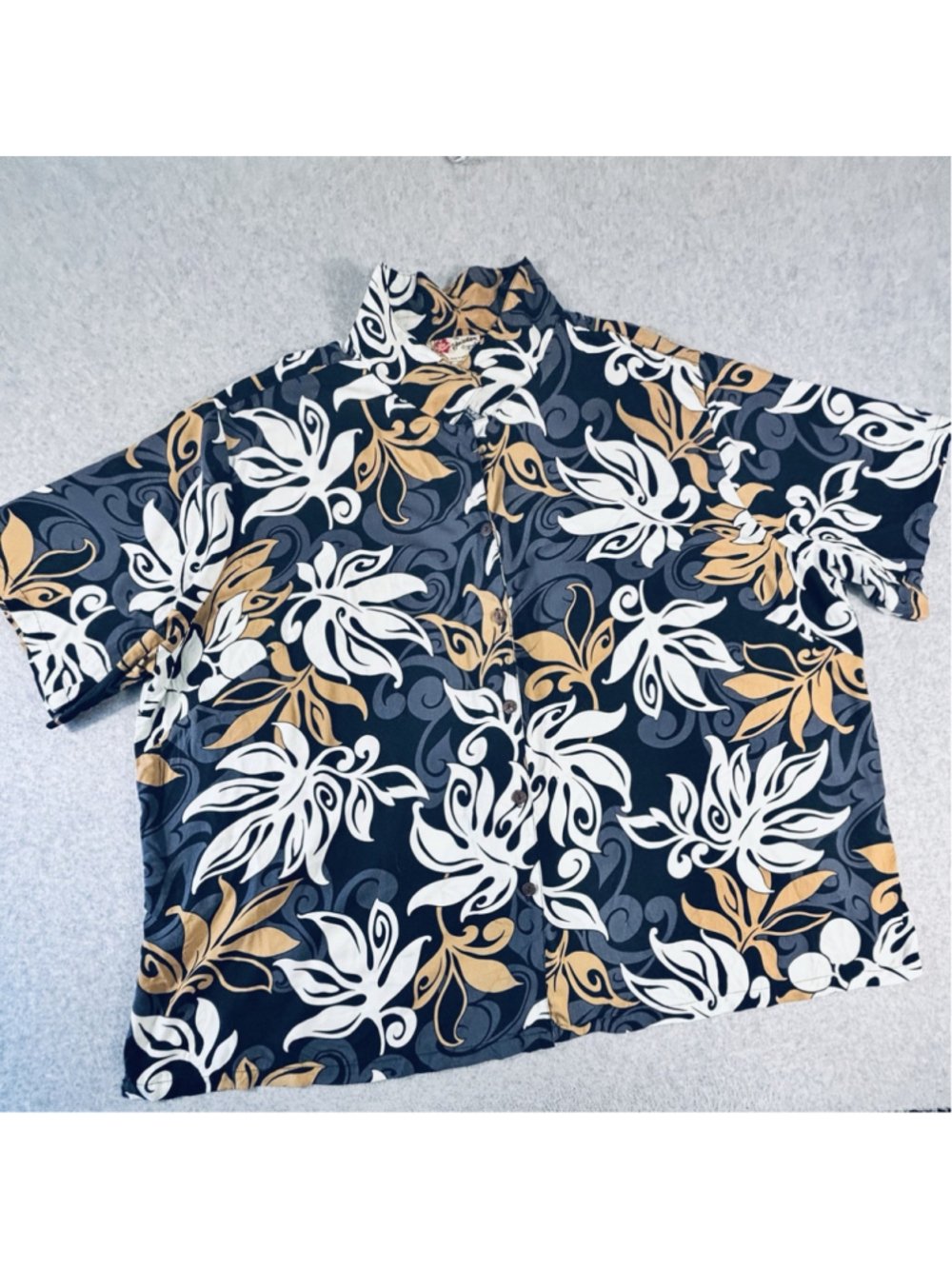Hilo Hattie Hawaiian Original Shirt Mens 5XL Made In Hawaii Rayon Aloha